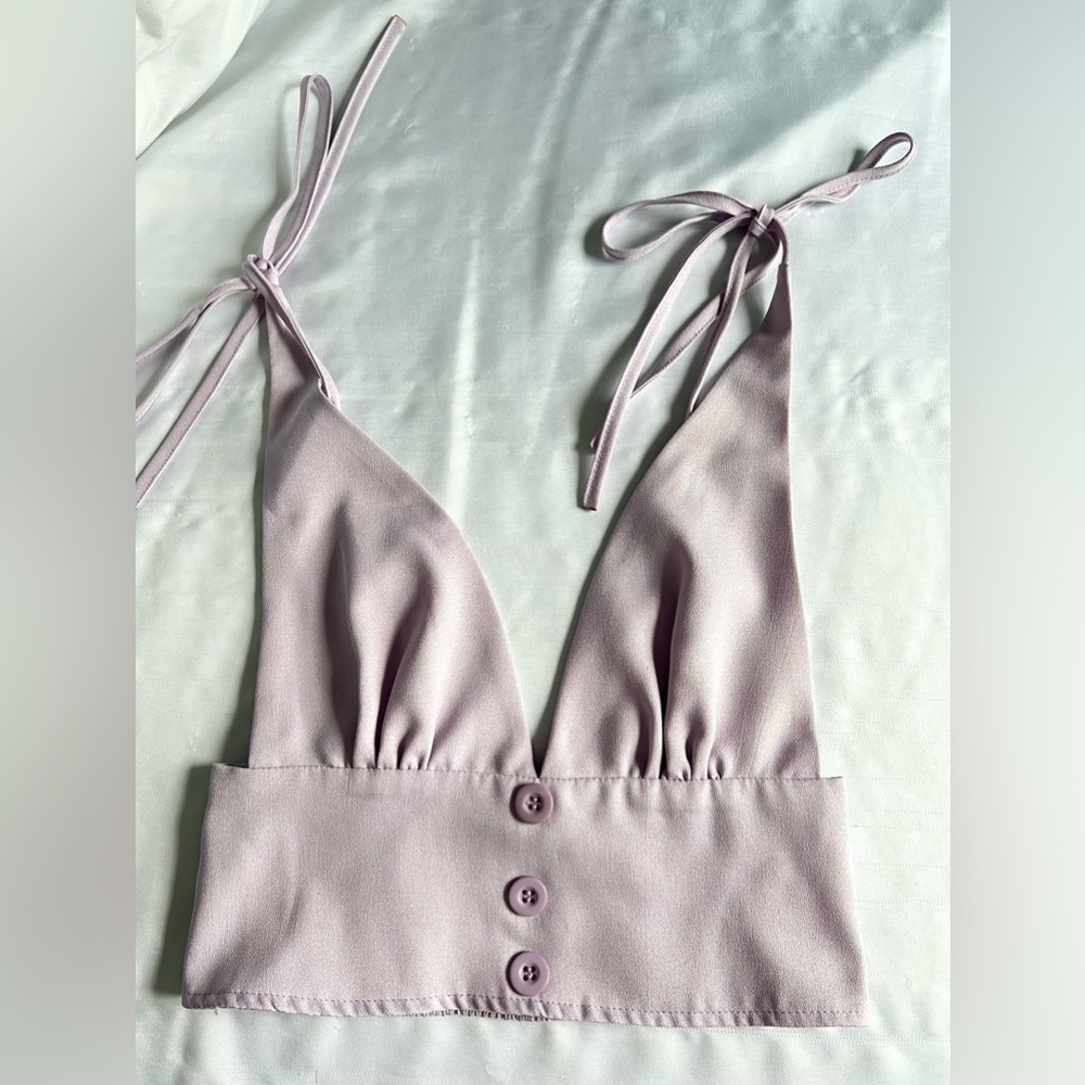Lilac Crop Top